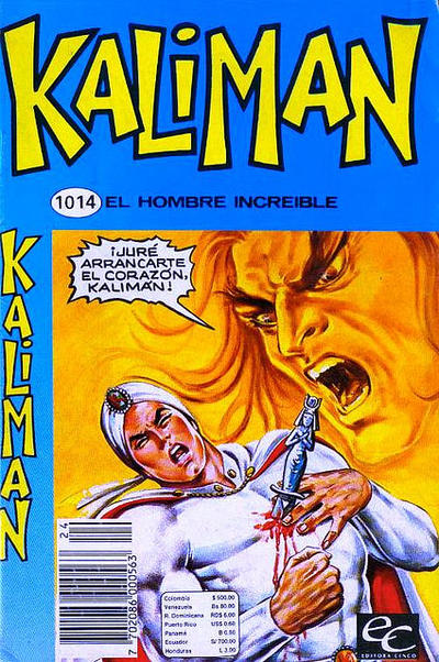 Cover for Kaliman (Editora Cinco, 1976 series) #1014