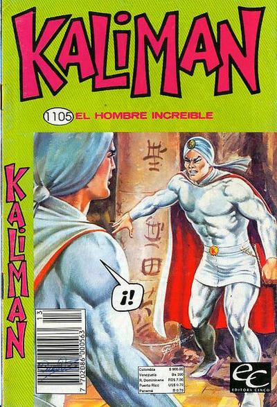 Cover for Kaliman (Editora Cinco, 1976 series) #1105