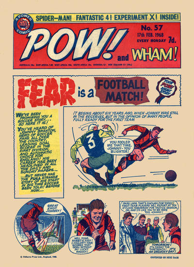 Cover for Pow! and Wham! (IPC, 1968 series) #57