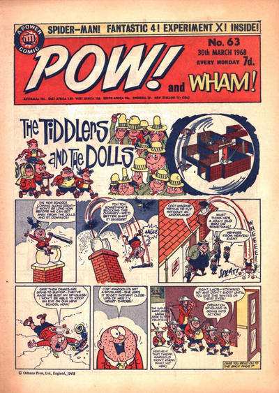Cover for Pow! and Wham! (IPC, 1968 series) #63