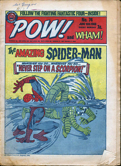Cover for Pow! and Wham! (IPC, 1968 series) #74
