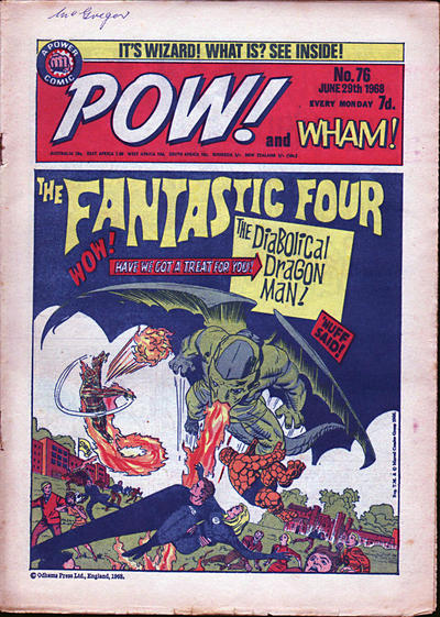 Cover for Pow! and Wham! (IPC, 1968 series) #76