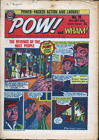 Cover for Pow! and Wham! (IPC, 1968 series) #78