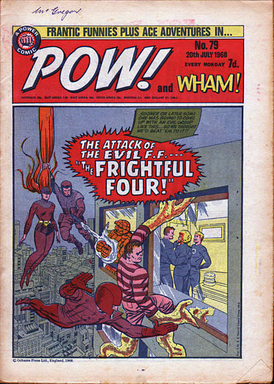 Cover for Pow! and Wham! (IPC, 1968 series) #79