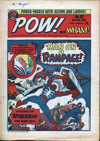 Cover for Pow! and Wham! (IPC, 1968 series) #82