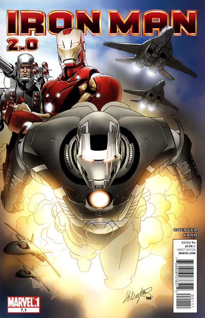 Cover for Iron Man 2.0 (Marvel, 2011 series) #7.1