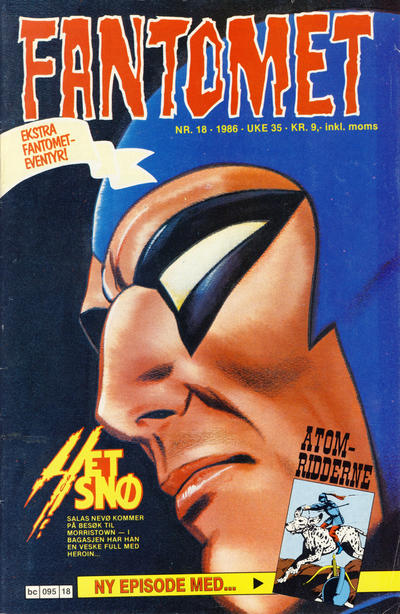 Cover for Fantomet (Semic, 1976 series) #18/1986