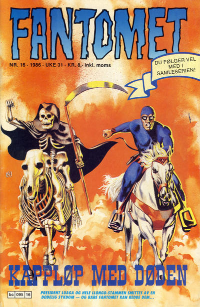 Cover for Fantomet (Semic, 1976 series) #16/1986
