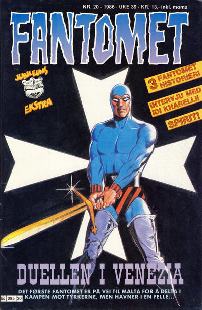 Cover for Fantomet (Semic, 1976 series) #20/1986