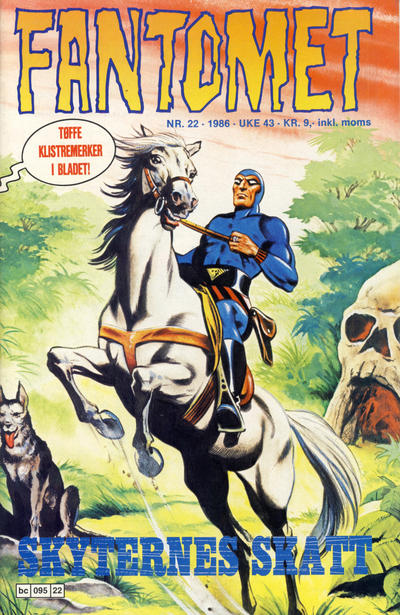 Cover for Fantomet (Semic, 1976 series) #22/1986