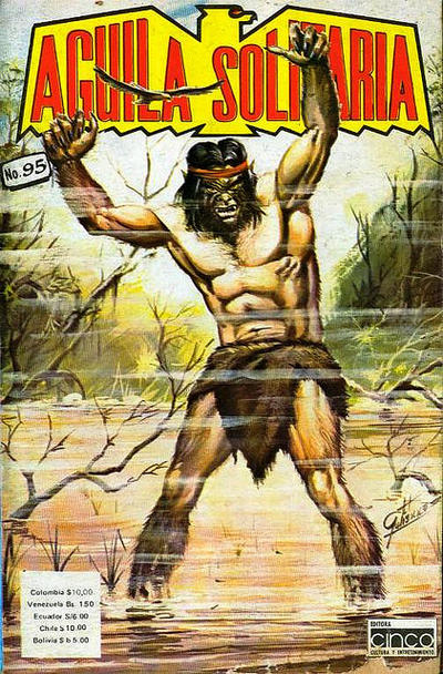 Cover for Aguila Solitaria (Editora Cinco, 1976 series) #95