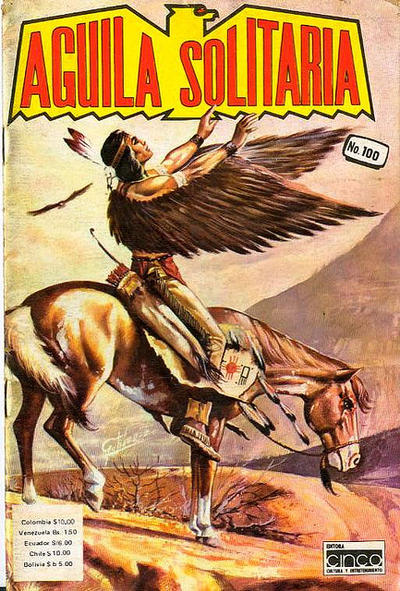 Cover for Aguila Solitaria (Editora Cinco, 1976 series) #100