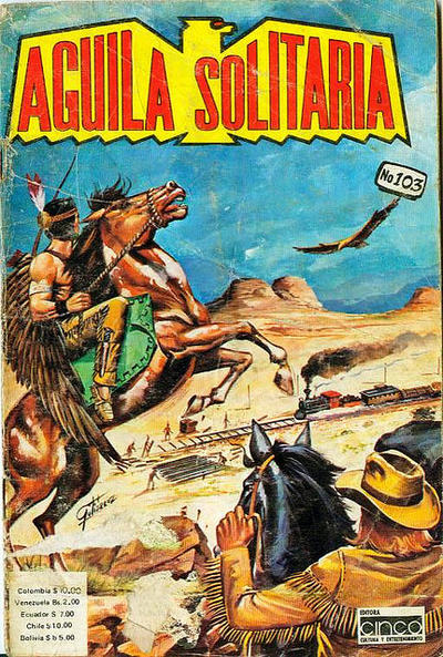 Cover for Aguila Solitaria (Editora Cinco, 1976 series) #103