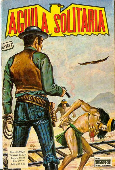 Cover for Aguila Solitaria (Editora Cinco, 1976 series) #107