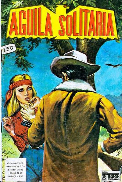 Cover for Aguila Solitaria (Editora Cinco, 1976 series) #130
