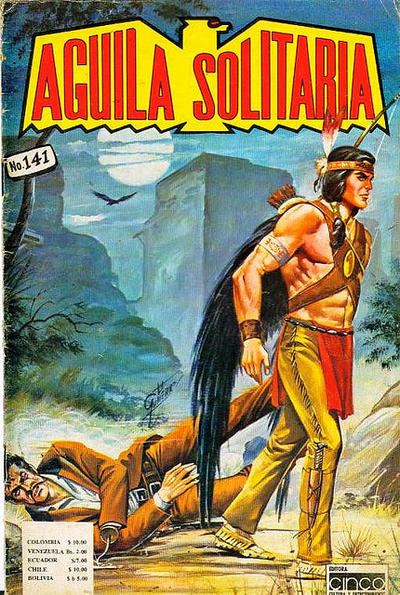 Cover for Aguila Solitaria (Editora Cinco, 1976 series) #141