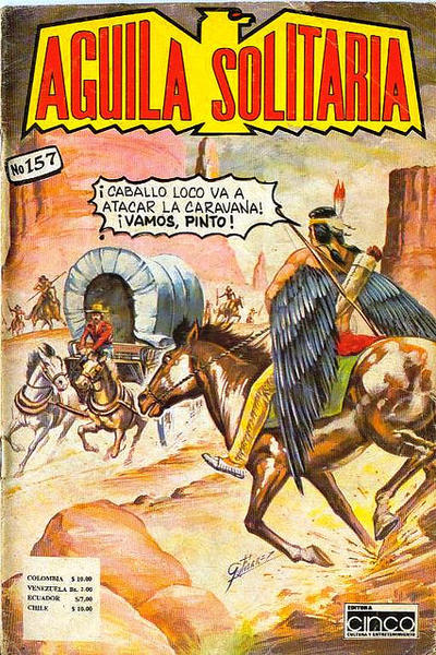 Cover for Aguila Solitaria (Editora Cinco, 1976 series) #157