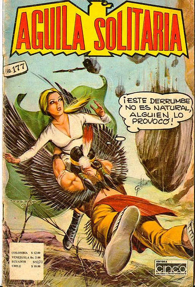 Cover for Aguila Solitaria (Editora Cinco, 1976 series) #177