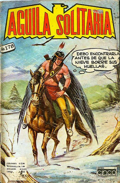 Cover for Aguila Solitaria (Editora Cinco, 1976 series) #178
