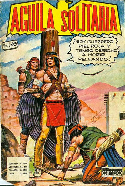 Cover for Aguila Solitaria (Editora Cinco, 1976 series) #195