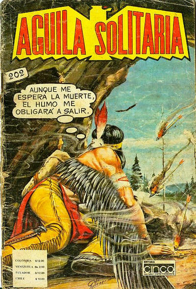 Cover for Aguila Solitaria (Editora Cinco, 1976 series) #202