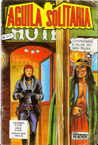 Cover for Aguila Solitaria (Editora Cinco, 1976 series) #217