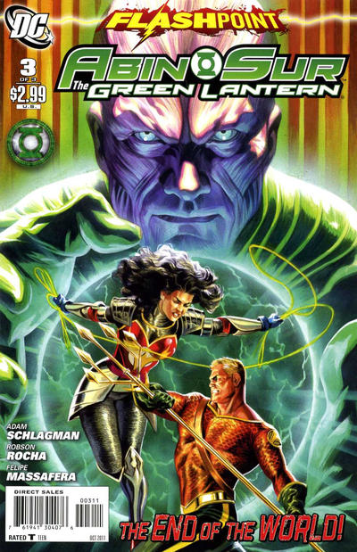 Cover for Flashpoint: Abin Sur - The Green Lantern (DC, 2011 series) #3