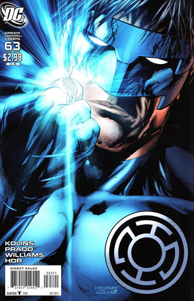 Cover for Green Lantern Corps (DC, 2006 series) #63 [Tyler Kirkham / Matt Banning "Homage" Cover]