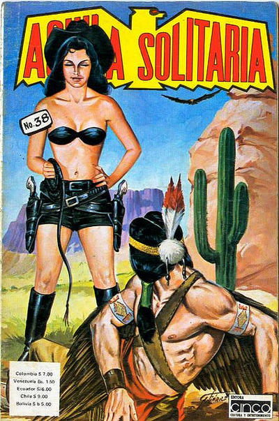 Cover for Aguila Solitaria (Editora Cinco, 1976 series) #38