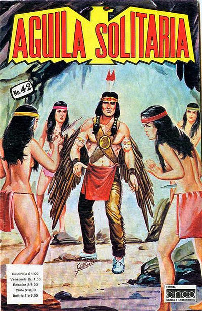Cover for Aguila Solitaria (Editora Cinco, 1976 series) #42