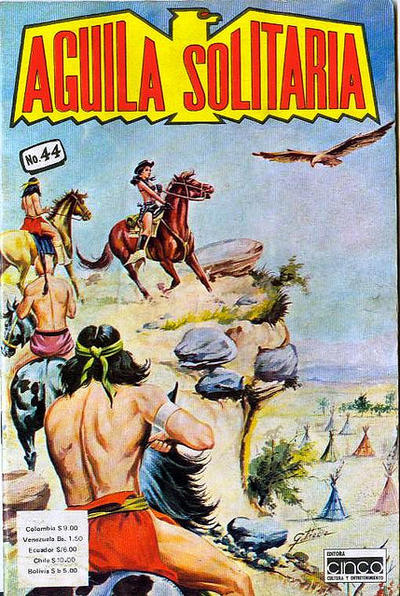Cover for Aguila Solitaria (Editora Cinco, 1976 series) #44