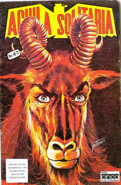 Cover for Aguila Solitaria (Editora Cinco, 1976 series) #47