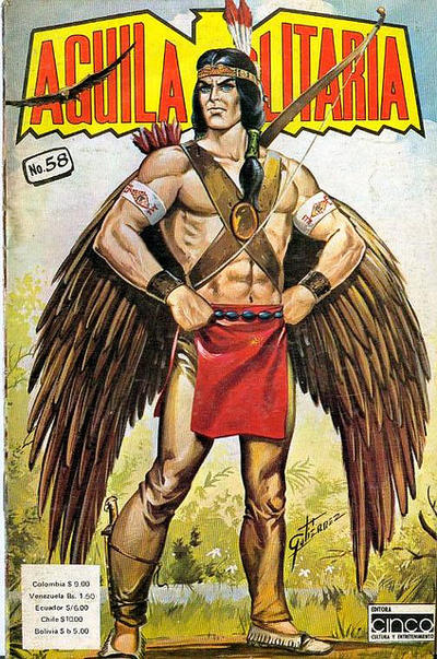 Cover for Aguila Solitaria (Editora Cinco, 1976 series) #58