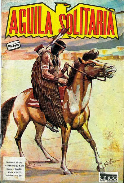 Cover for Aguila Solitaria (Editora Cinco, 1976 series) #66