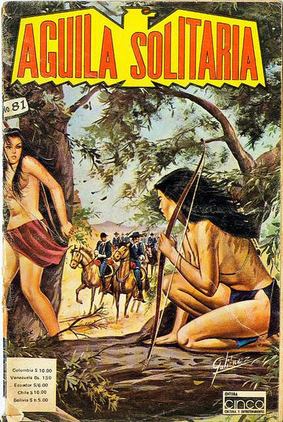 Cover for Aguila Solitaria (Editora Cinco, 1976 series) #81