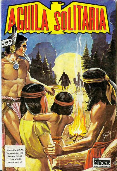 Cover for Aguila Solitaria (Editora Cinco, 1976 series) #89
