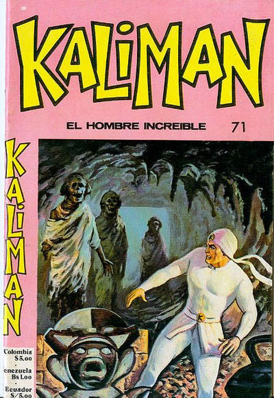 Cover for Kaliman (Editora Cinco, 1976 series) #71