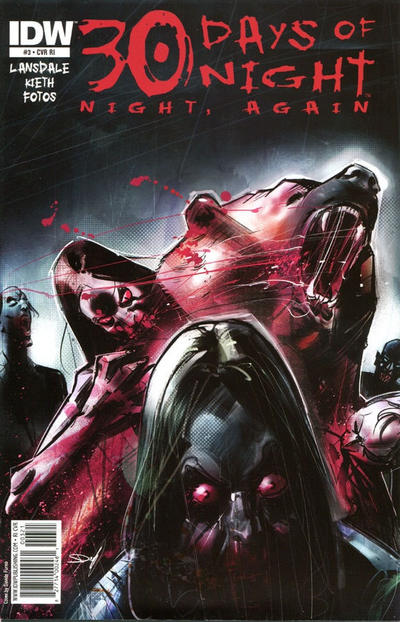 Cover for 30 Days of Night: Night, Again (IDW, 2011 series) #3 [Cover RI]