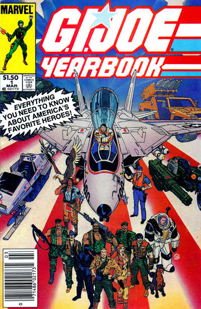 Cover for G.I. Joe Yearbook (Marvel, 1985 series) #1 [Newsstand]
