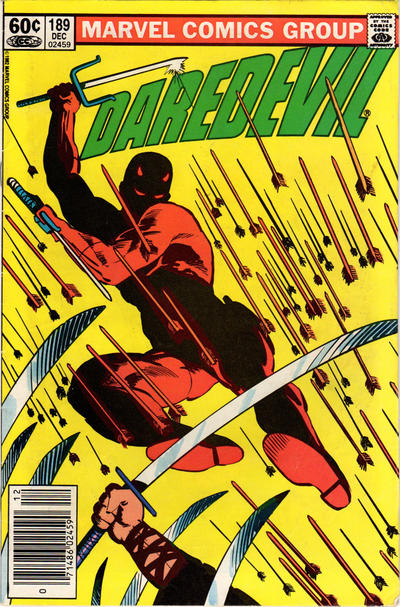 Cover for Daredevil (Marvel, 1964 series) #189 [Newsstand]