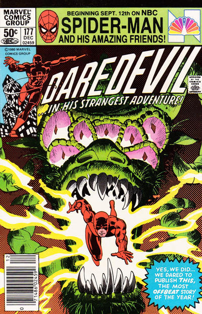 Cover for Daredevil (Marvel, 1964 series) #177 [Newsstand]