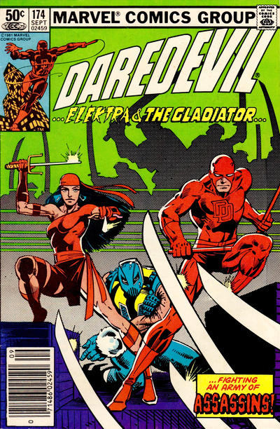 Cover for Daredevil (Marvel, 1964 series) #174 [Newsstand]