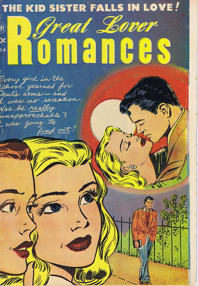 Cover for Great Lover Romances (Superior, 1952 series) #6