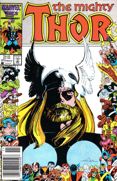 Cover for Thor (Marvel, 1966 series) #373 [Newsstand]