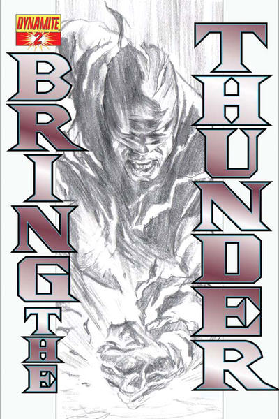 Cover for Bring the Thunder (Dynamite Entertainment, 2010 series) #2 [B&W RI]