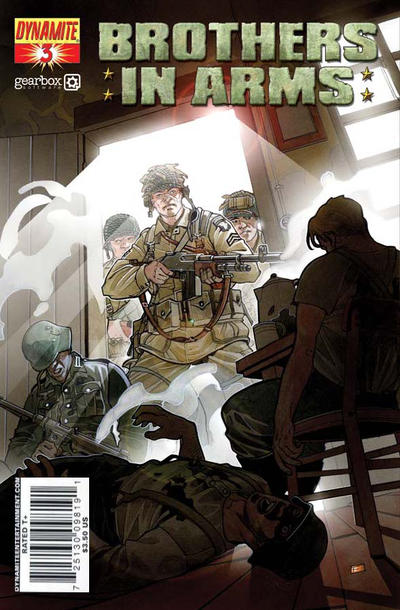 Cover for Brothers in Arms (Dynamite Entertainment, 2008 series) #3 [Cover A]
