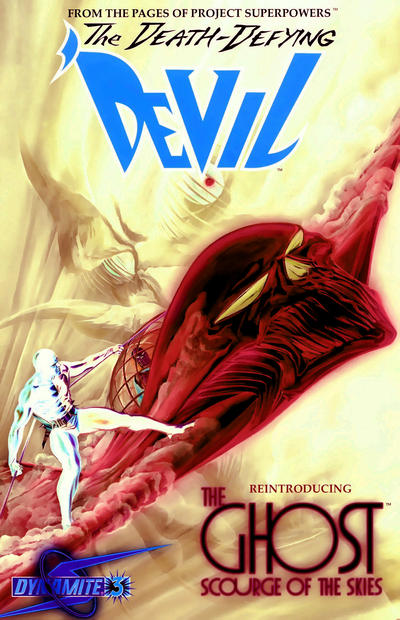 Cover for The Death-Defying 'Devil (Dynamite Entertainment, 2008 series) #3 [Negative Art Retailer Incentive - Alex Ross]