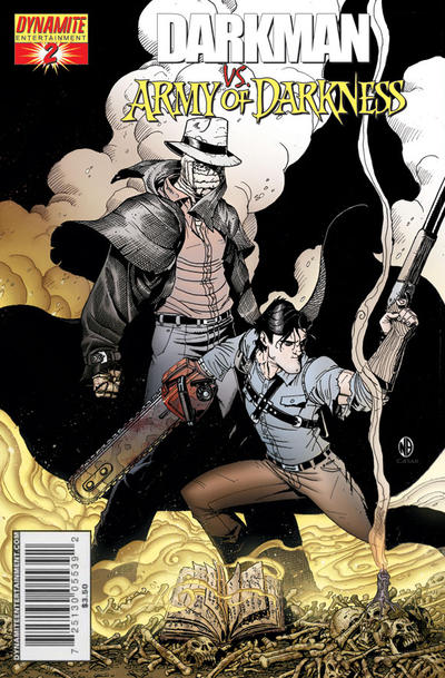 Cover for Darkman vs. The Army of Darkness (Dynamite Entertainment, 2006 series) #2 [Nick Bradshaw Reorder Variant Cover]