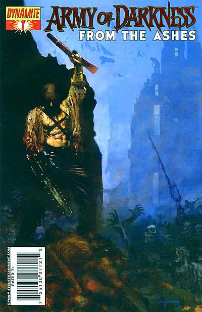Cover for Army of Darkness (Dynamite Entertainment, 2007 series) #1 [Blood Red Foil]