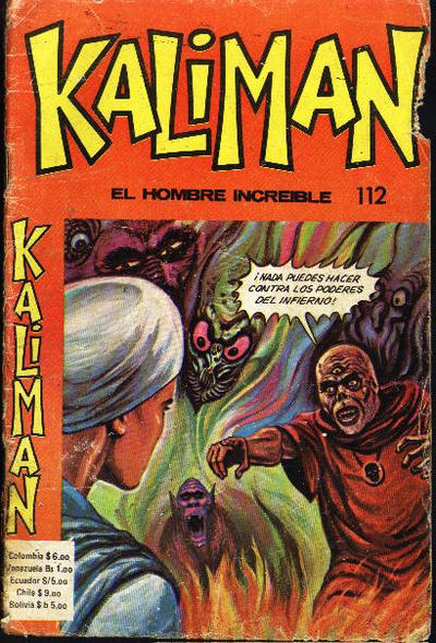 Cover for Kaliman (Editora Cinco, 1976 series) #112